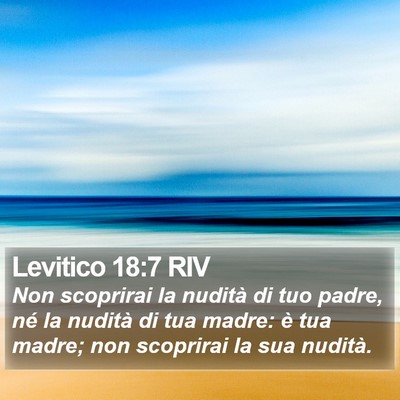 Levitico 18:7 RIV Bible Verse Image
