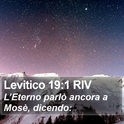 Levitico 19:1 RIV Bible Verse Image