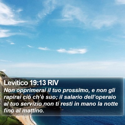 Levitico 19:13 RIV Bible Verse Image
