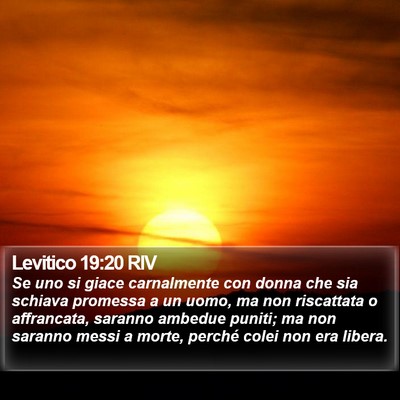 Levitico 19:20 RIV Bible Verse Image