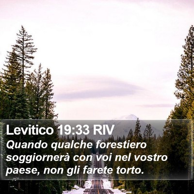 Levitico 19:33 RIV Bible Verse Image