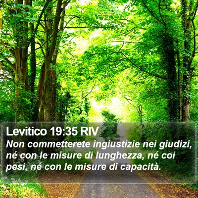 Levitico 19:35 RIV Bible Verse Image