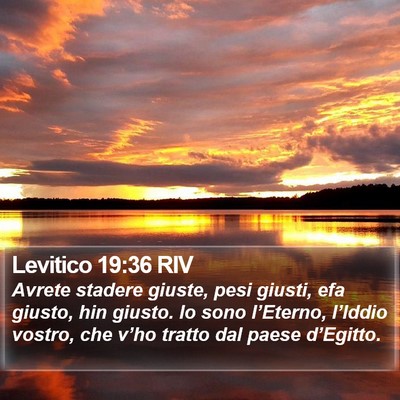 Levitico 19:36 RIV Bible Verse Image