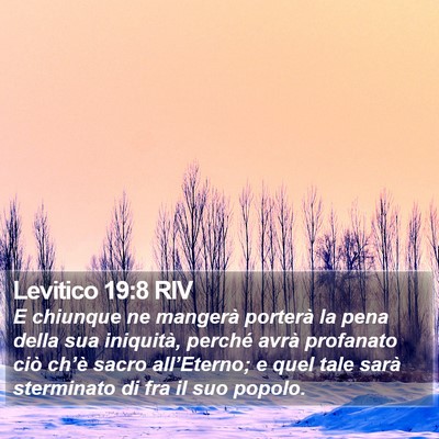 Levitico 19:8 RIV Bible Verse Image