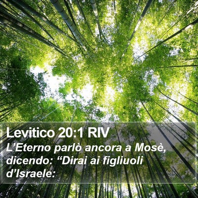 Levitico 20:1 RIV Bible Verse Image