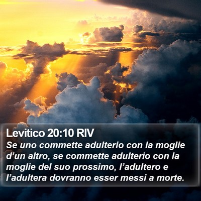 Levitico 20:10 RIV Bible Verse Image