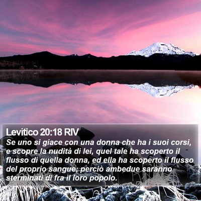 Levitico 20:18 RIV Bible Verse Image