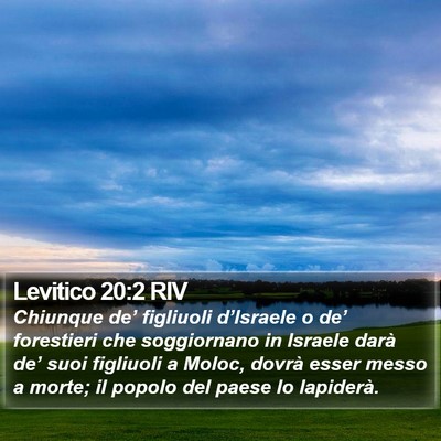 Levitico 20:2 RIV Bible Verse Image