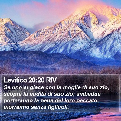 Levitico 20:20 RIV Bible Verse Image