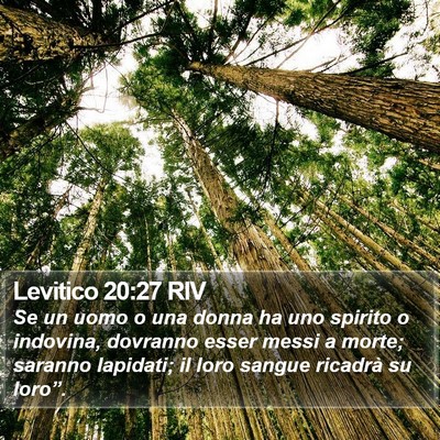 Levitico 20:27 RIV Bible Verse Image
