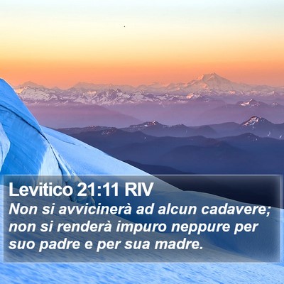 Levitico 21:11 RIV Bible Verse Image