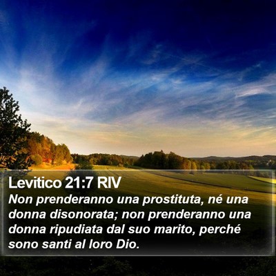 Levitico 21:7 RIV Bible Verse Image
