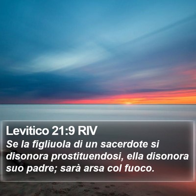 Levitico 21:9 RIV Bible Verse Image