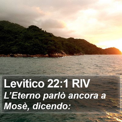 Levitico 22:1 RIV Bible Verse Image