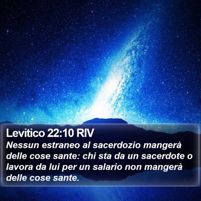 Levitico 22:10 RIV Bible Verse Image