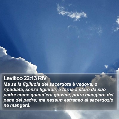 Levitico 22:13 RIV Bible Verse Image