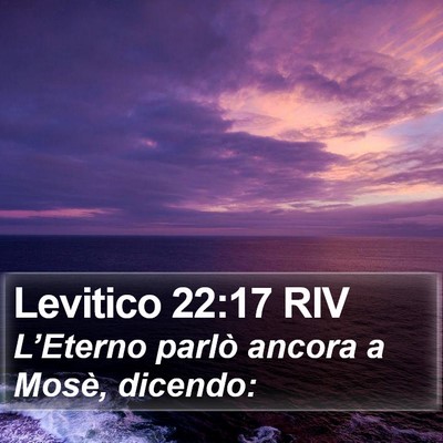 Levitico 22:17 RIV Bible Verse Image
