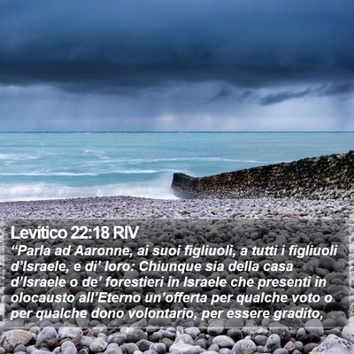 Levitico 22:18 RIV Bible Verse Image