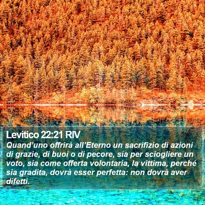 Levitico 22:21 RIV Bible Verse Image
