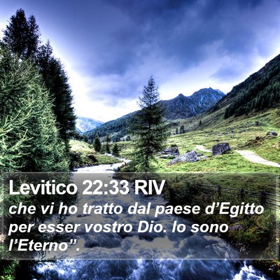 Levitico 22:33 RIV Bible Verse Image