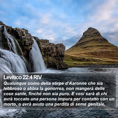 Levitico 22:4 RIV Bible Verse Image