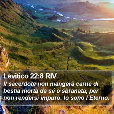 Levitico 22:8 RIV Bible Verse Image