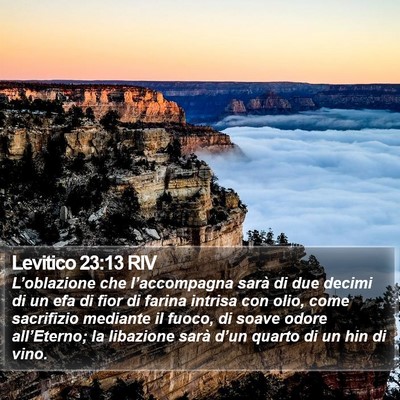 Levitico 23:13 RIV Bible Verse Image