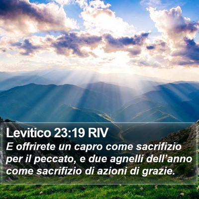 Levitico 23:19 RIV Bible Verse Image