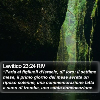 Levitico 23:24 RIV Bible Verse Image
