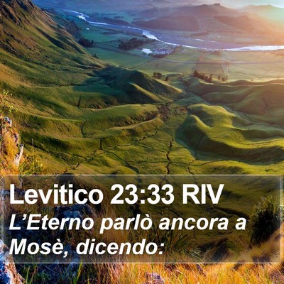 Levitico 23:33 RIV Bible Verse Image