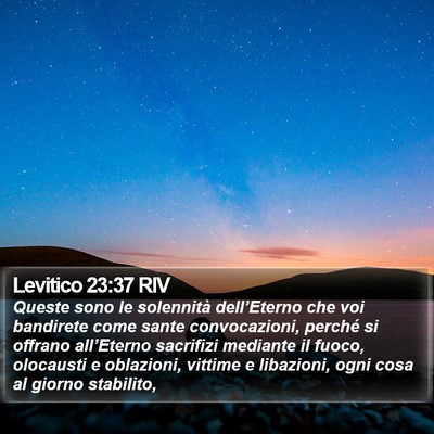 Levitico 23:37 RIV Bible Verse Image