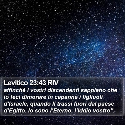 Levitico 23:43 RIV Bible Verse Image
