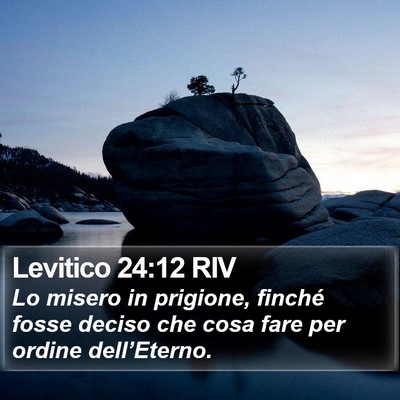 Levitico 24:12 RIV Bible Verse Image