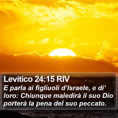 Levitico 24:15 RIV Bible Verse Image