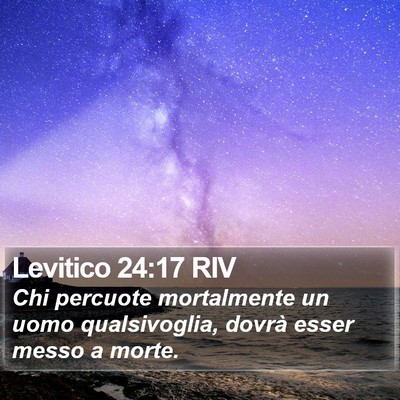 Levitico 24:17 RIV Bible Verse Image