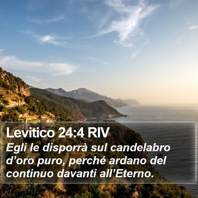 Levitico 24:4 RIV Bible Verse Image