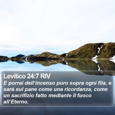 Levitico 24:7 RIV Bible Verse Image