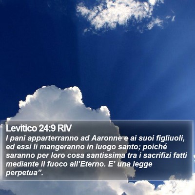Levitico 24:9 RIV Bible Verse Image
