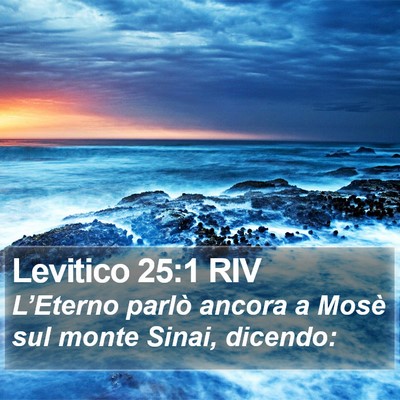 Levitico 25:1 RIV Bible Verse Image