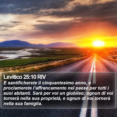 Levitico 25:10 RIV Bible Verse Image