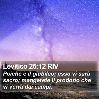 Levitico 25:12 RIV Bible Verse Image