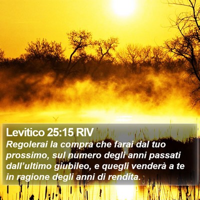 Levitico 25:15 RIV Bible Verse Image