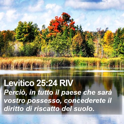 Levitico 25:24 RIV Bible Verse Image