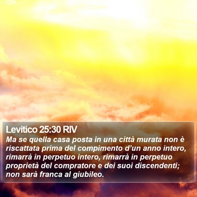 Levitico 25:30 RIV Bible Verse Image
