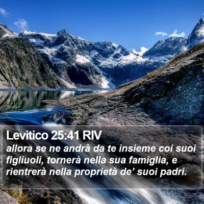Levitico 25:41 RIV Bible Verse Image