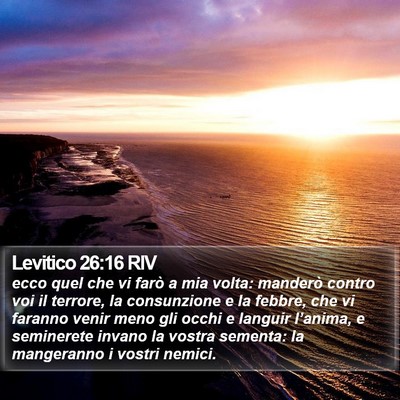 Levitico 26:16 RIV Bible Verse Image