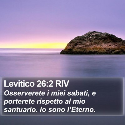 Levitico 26:2 RIV Bible Verse Image