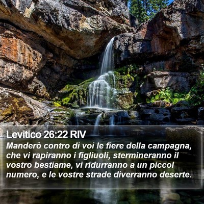 Levitico 26:22 RIV Bible Verse Image