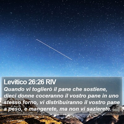 Levitico 26:26 RIV Bible Verse Image