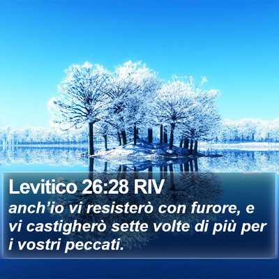 Levitico 26:28 RIV Bible Verse Image